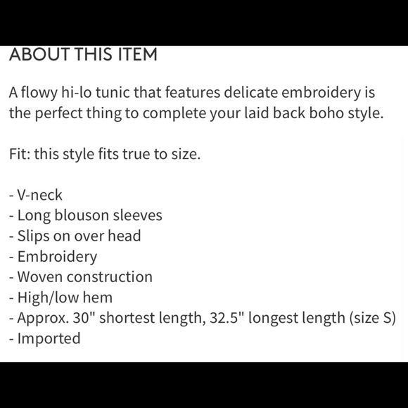 NWT Free People Arianna Tunic - Picture 11 of 12